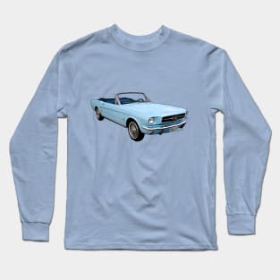 64 65 Ford Mustang Convertible Generation One Long Sleeve T-Shirt